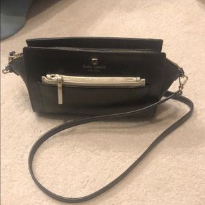 Kate Spade Black And White Crossbody Bag